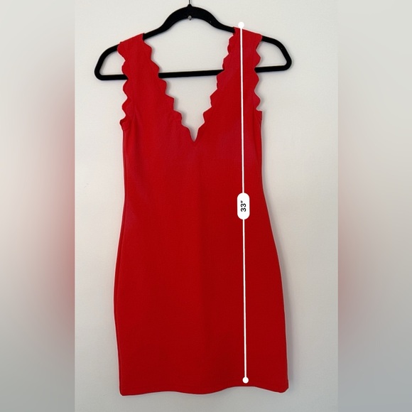 Marysia Antibes Scallop Red Swim Dress Cover Up Size Small Luxury Resort Wear - Picture 9 of 13